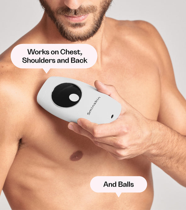 5 Min Skin at-Home IPL Hair Removal Handset – Long-Lasting Hair Reduction for Body, Face, and Bikini Area, Pain-Free & Easy to Use