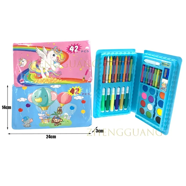 Mini Watercolor Kids Paint Palette Tray Set - Bulk Pack of 24