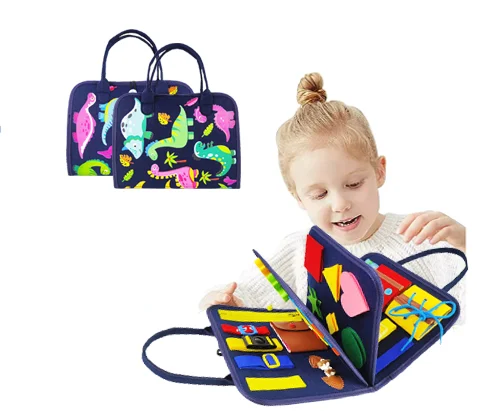 Busy Board Montessori Toys for Sensory Toy Preschool Learning