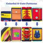 Busy Board Montessori Toys for Sensory Toy Preschool Learning