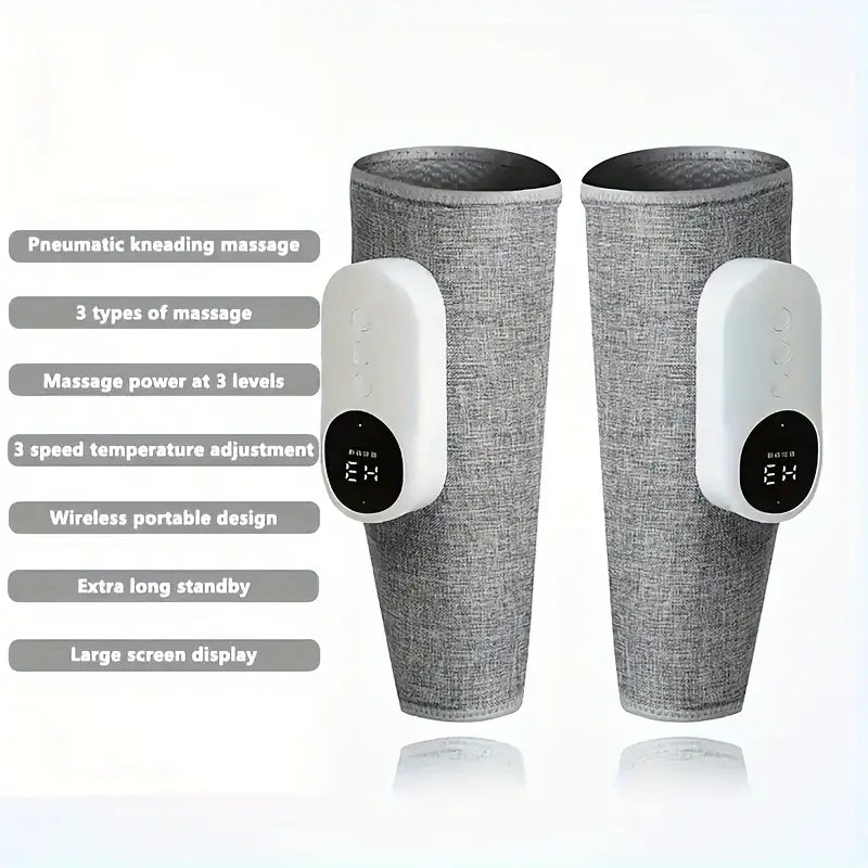 Cordless Leg Massager with Heating Function