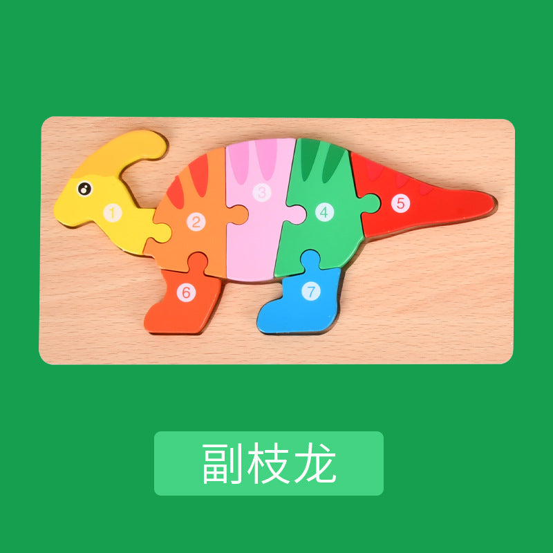 Montessori Wooden Child Puzzles For Kids Toys