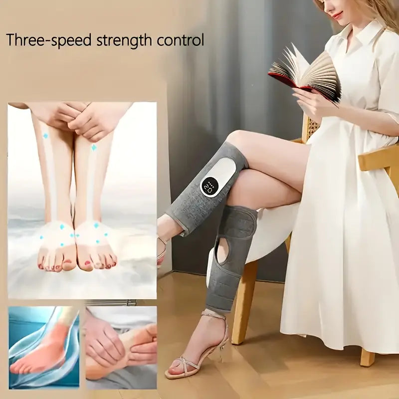 Cordless Leg Massager with Heating Function