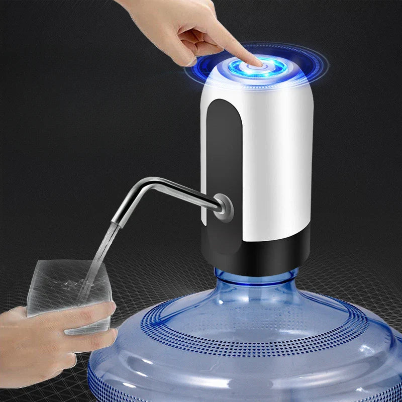 Water Bottle Pump USB Charging Water Dispenser Portable Mini Automatic