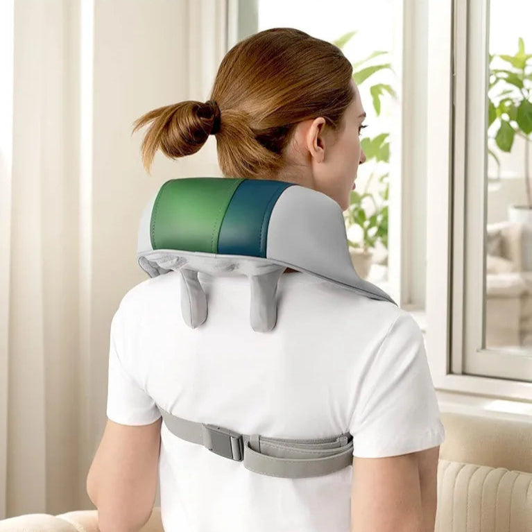 Neck Massager with Heat, Wireless Shiatsu 4D Experts Knet Neck Massager for Neck, Back, Legs, Shoulders, Pain Relief