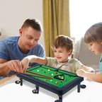 Pool Set Billiard Table With Balls & Sticks Family Game Portable Pool Table