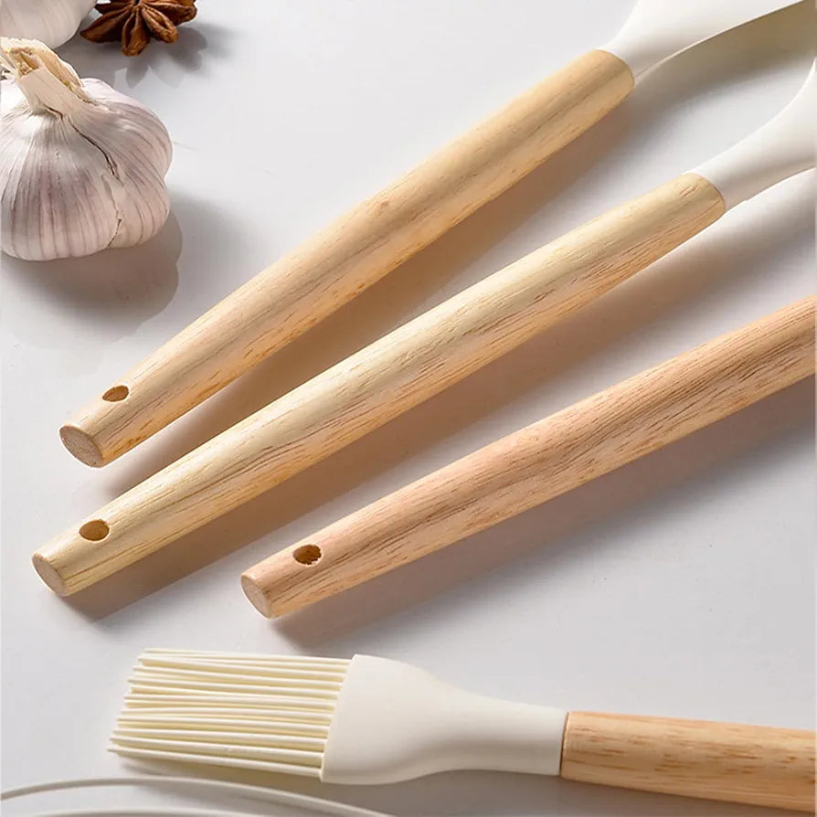 Silicone Non-Stick Cookware Kitchen Utensils 12pc Set