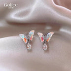 Butterfly Stone Earings