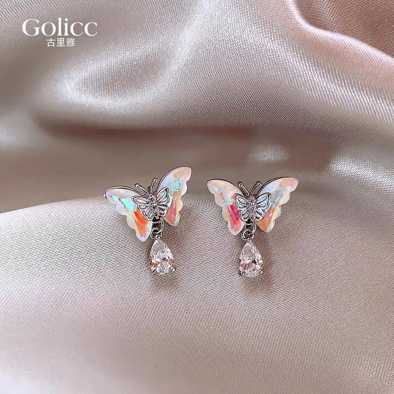 Butterfly Stone Earings