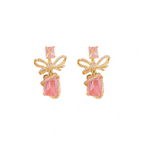 Bow Stone Earings