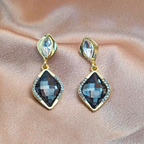 Crystal Black Earings
