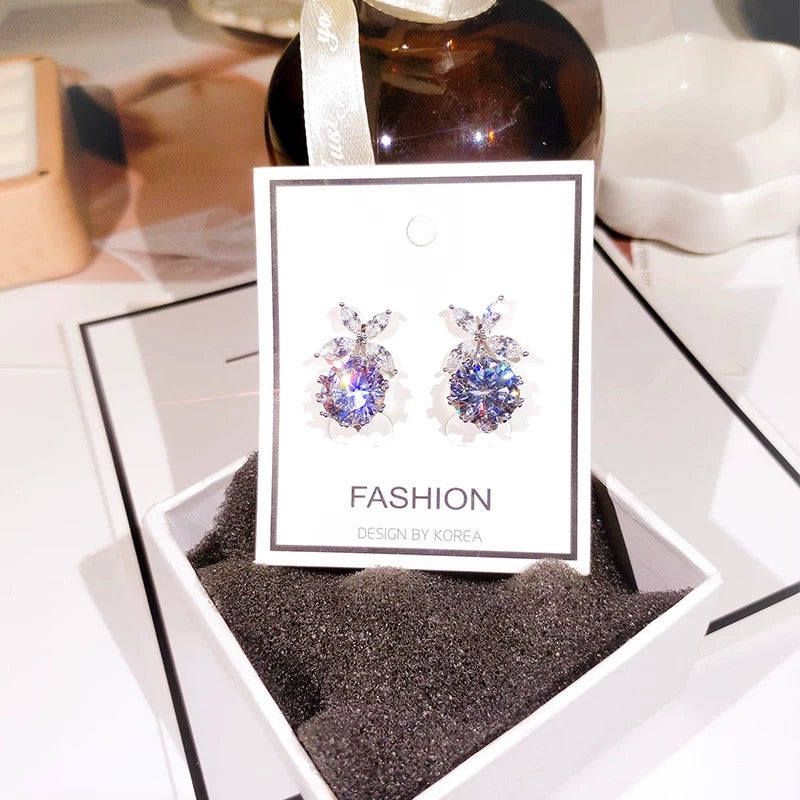 Flower Crystal Earring