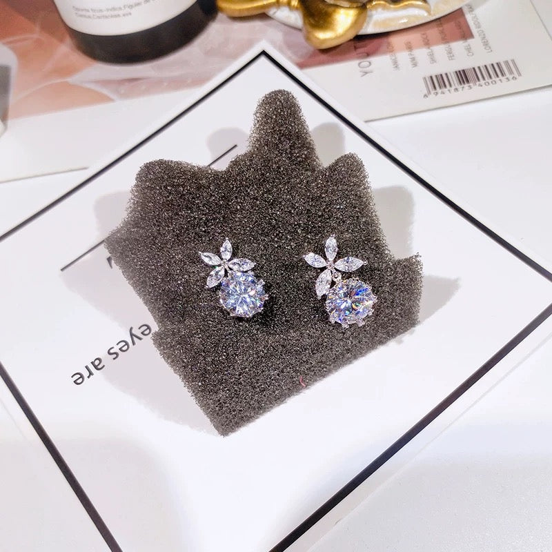 Flower Crystal Earring