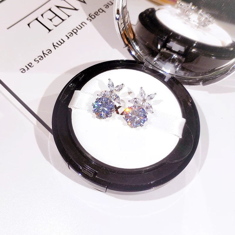 Flower Crystal Earring