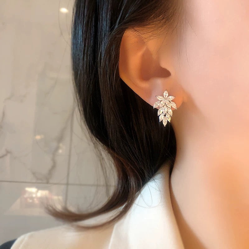 Petals Crystals Earrings