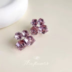 Pink Crystals Earrings