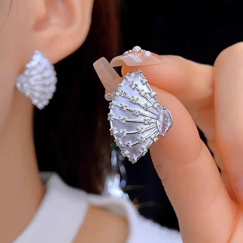 Shell Pearl Earings