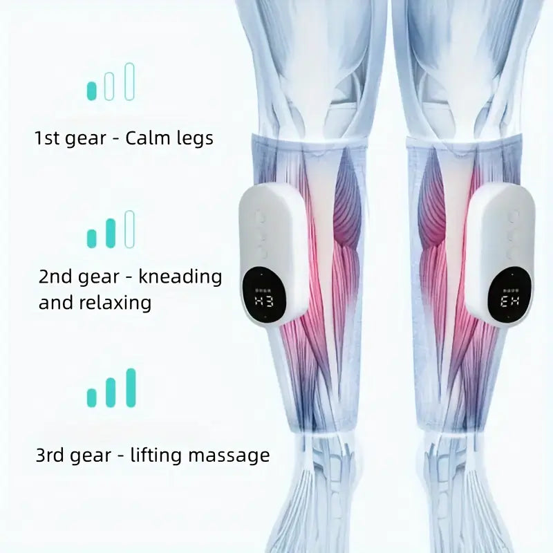 Cordless Leg Massager with Heating Function