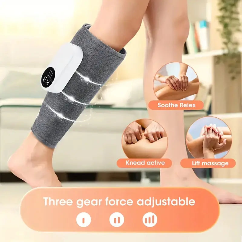 Cordless Leg Massager with Heating Function