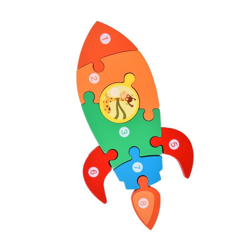 Montessori Wooden Child Puzzles For Kids Toys