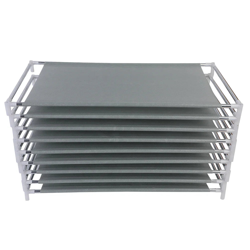 Shoe Rack 4 layer Dustproof Cabinet Home Standing Holder Shoes Organizer Space-Saving Stand