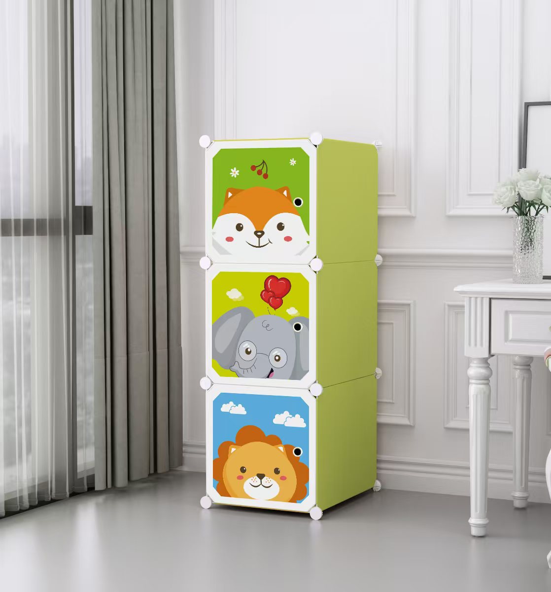 3 Cube Closet Organizers Storage Rack