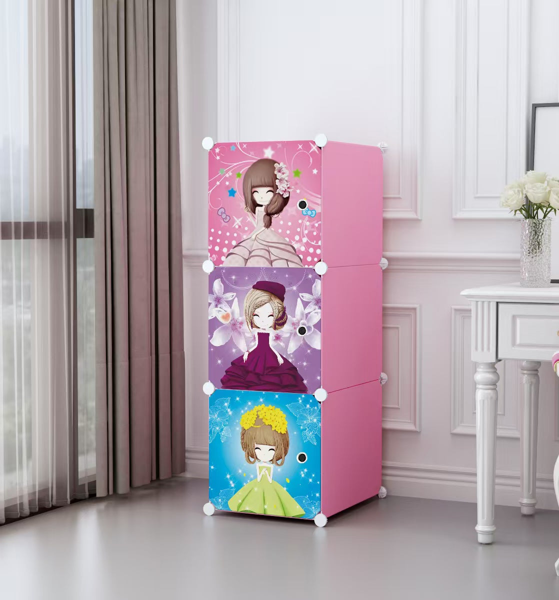 3 Cube Closet Organizers Storage Rack