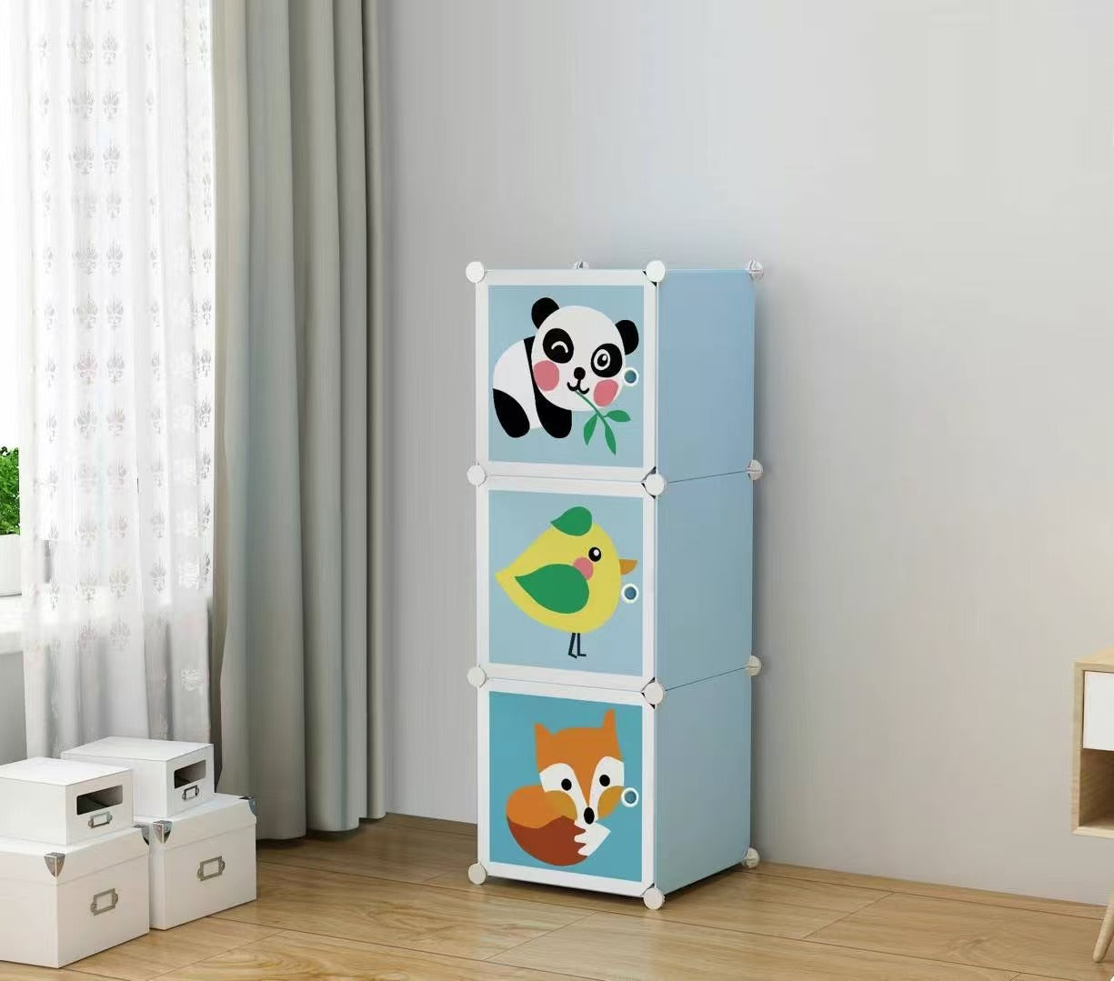 3 Cube Closet Organizers Storage Rack