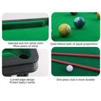 Pool Set Billiard Table With Balls & Sticks Family Game Portable Pool Table