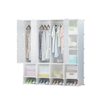 Plastic Wardrobe Closet Set, Self Assemble, Demountable Bedroom Set, Large, Sale