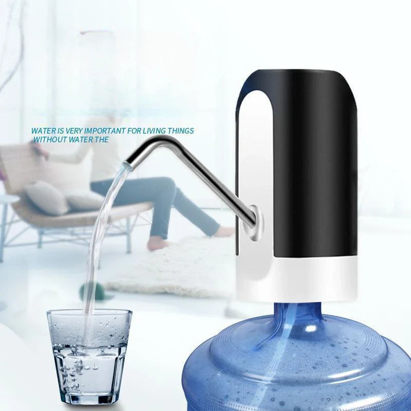 Water Bottle Pump USB Charging Water Dispenser Portable Mini Automatic