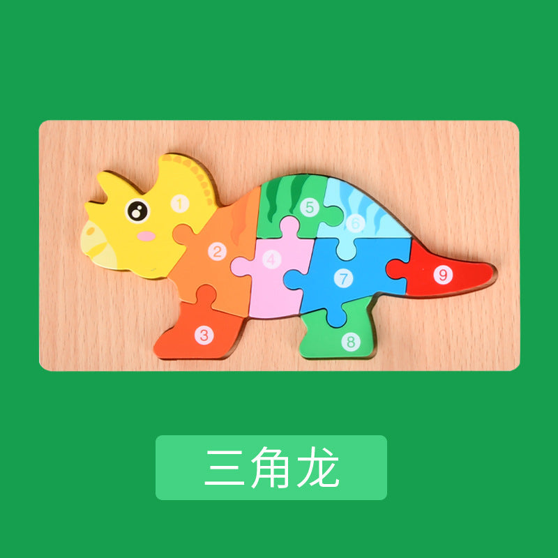Montessori Wooden Child Puzzles For Kids Toys