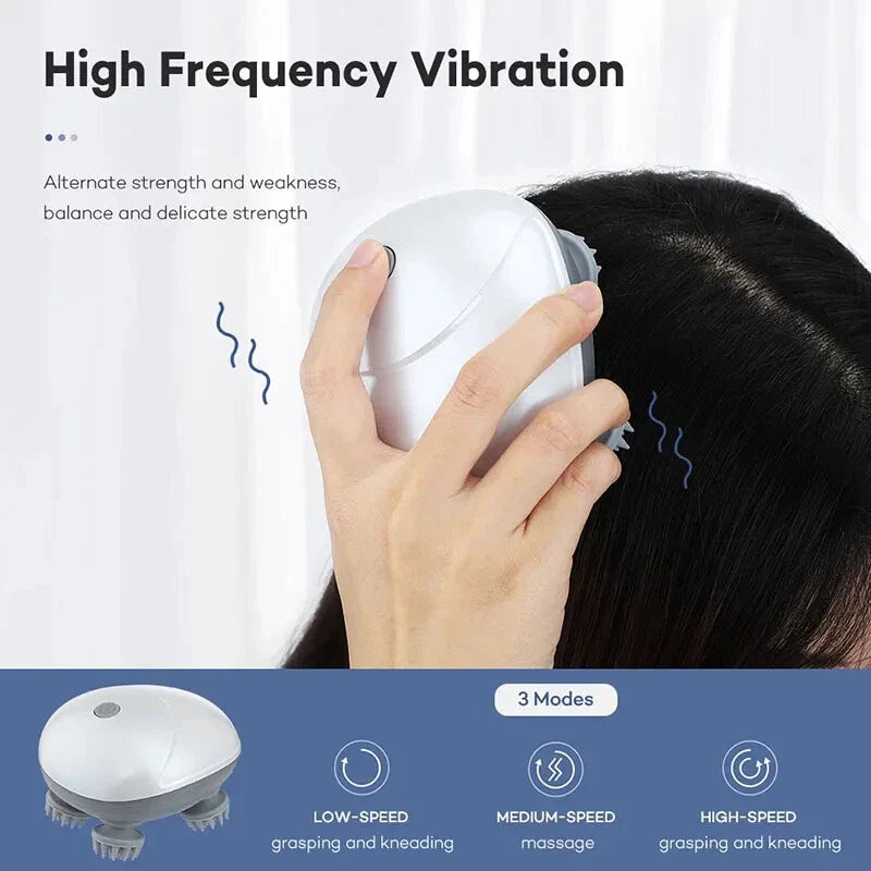 Electric Cat Massager Body Shoulder Leg Arm Neck Deep Tissue Head Scalp Massage