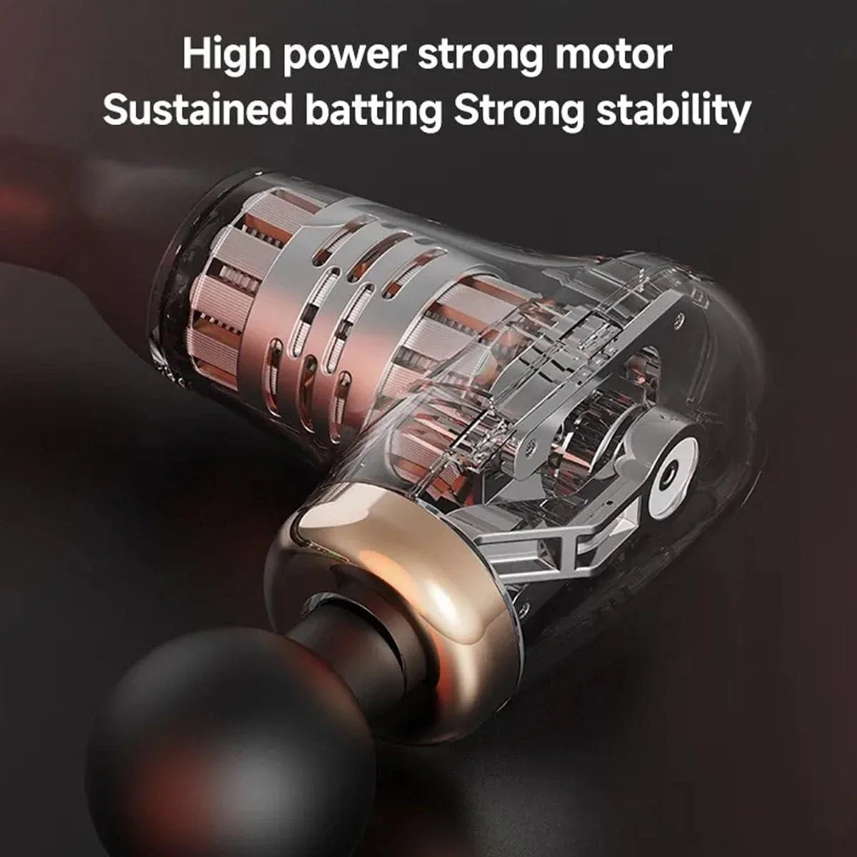 Deep Tissue Massager Gun, Hard to Reach Areas Back, Shoulders, Feet, Neck, Waist
