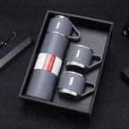 M_Steel Vacuum Flask Set Cups Combo