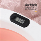 Baby Bath Tub foldable increase thickening with thermometer temperature