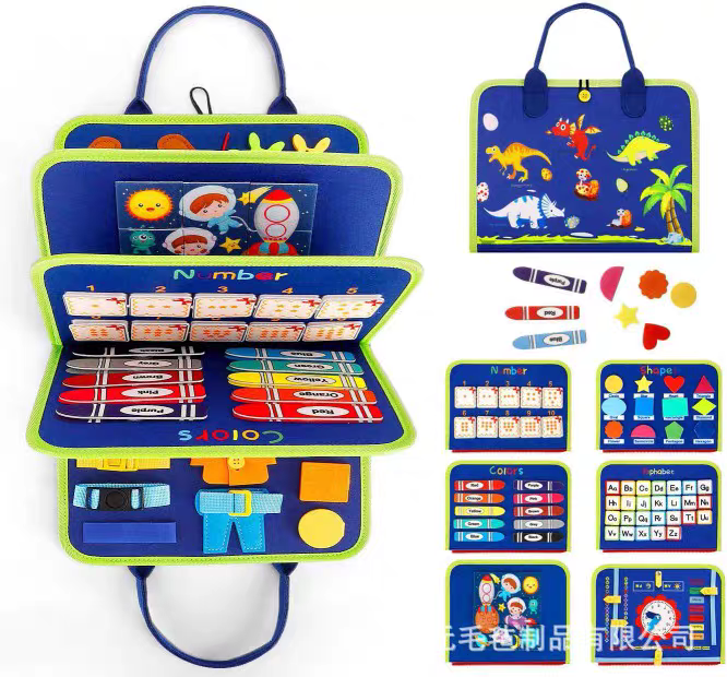 Busy Board Montessori Toys for Sensory Toy Preschool Learning