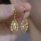 Golden Diamond Earrings