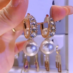 Hanging Pearl Earrings