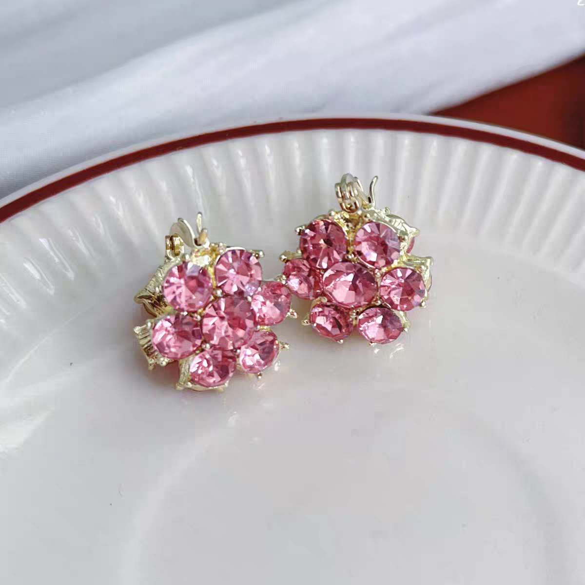 Pink Crystal Delight Earrings