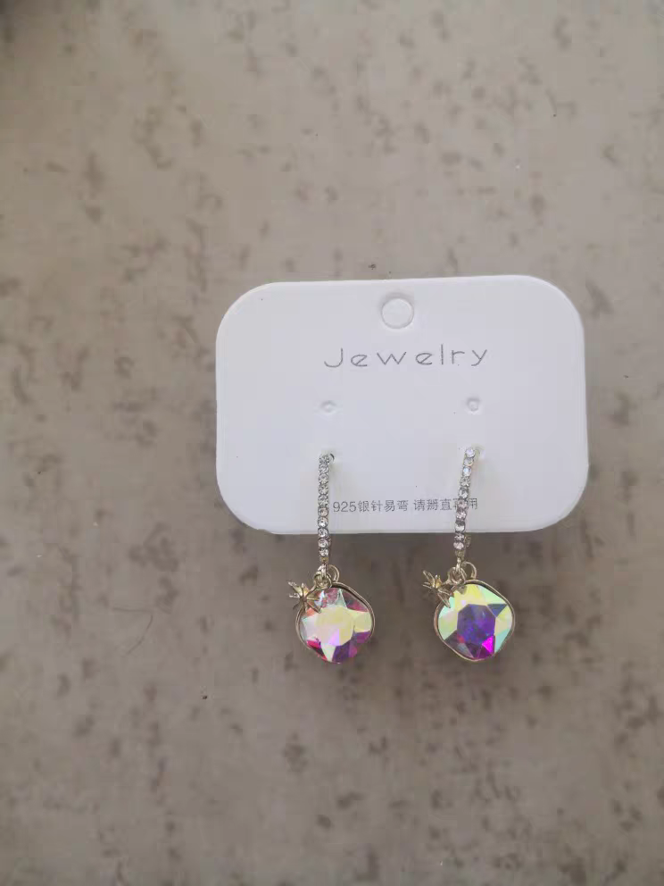 Multishade Crystals Earrings
