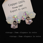 Premium Pink Crystals Earrings