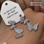 Shimmering Butterflies Earrings