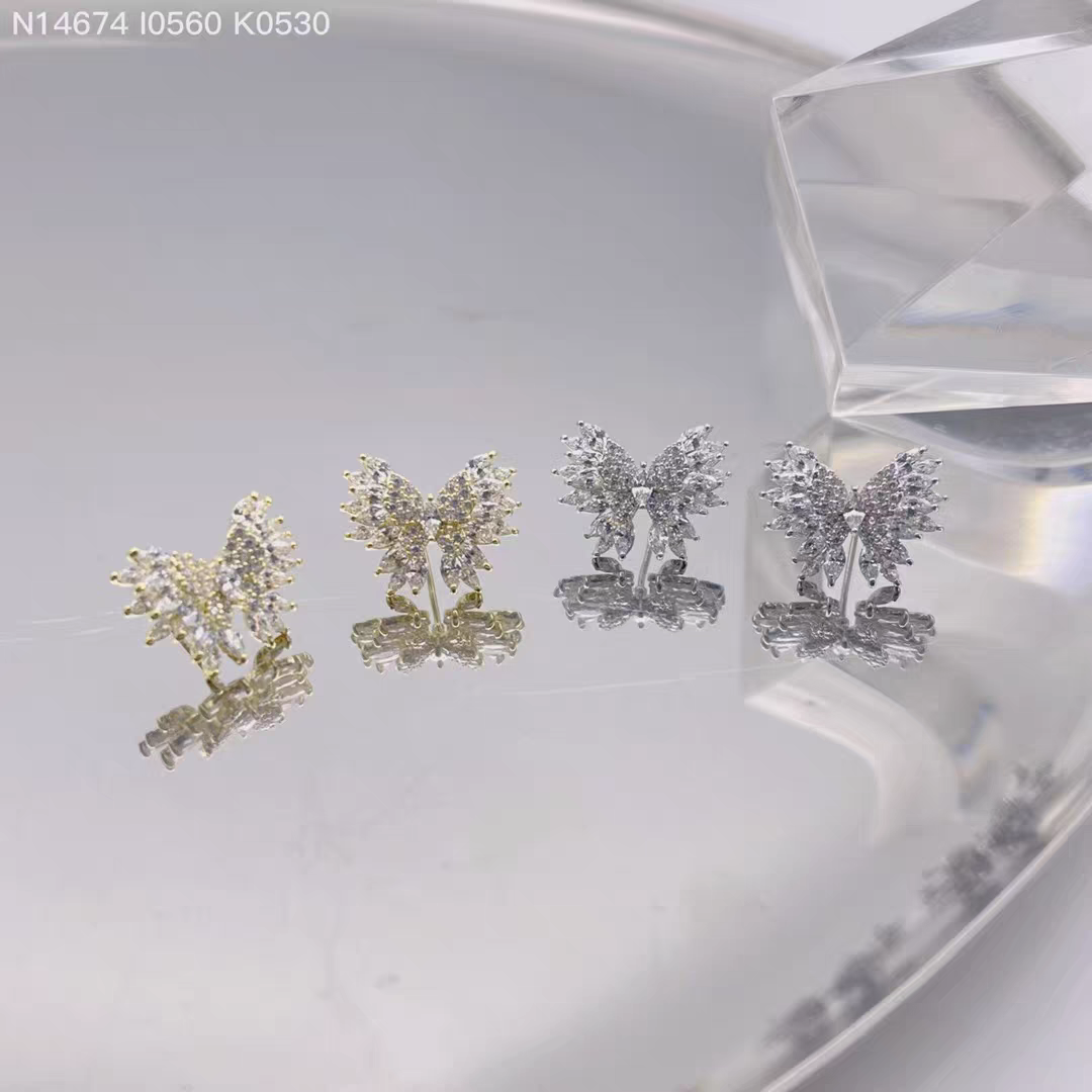 Premium Pearl Butterfly Earrings