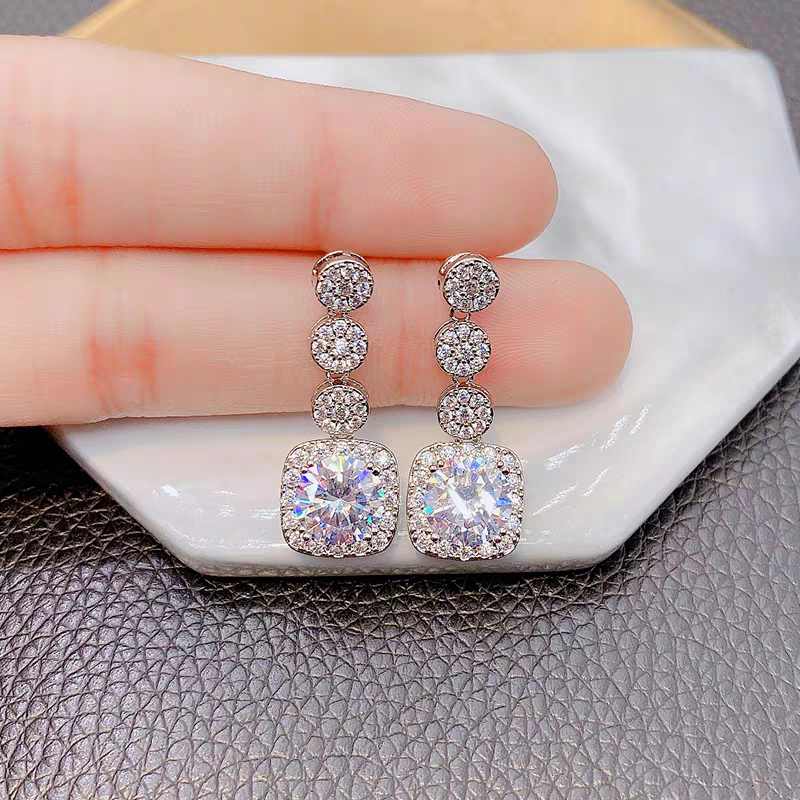 Hanging Quartz Crystal Premium Earrings