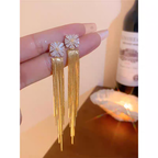 Gold Strips Hanging Flower